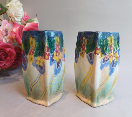 Royal doulton glazed vases - royal,