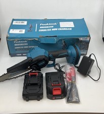 Peektook 6 Inch Mini Chainsaw With Two Batteries and Charger