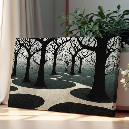 Flawless tree forest canvas - flawless,
