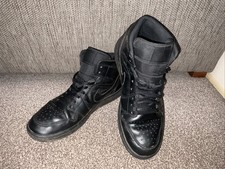Nike Air Jordan 1 Mid Black Size UK 9