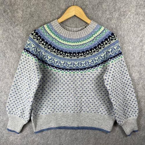 White stuff fair isle jumper - white,