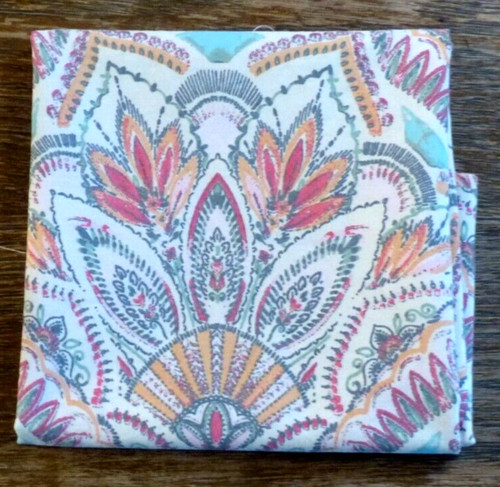 Cream cotton paisley - cotton, aztec