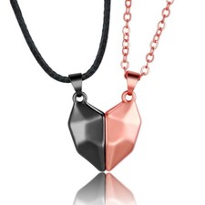 Heart Magnet Necklace Set for