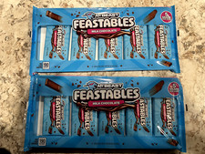 Mr Beast FEASTABLES Milk Chocolate 10 Bars 1.24oz Snack Size, Two 5 Packs