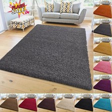 Thick Large Shaggy Rugs Non