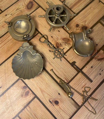Vintage solid brass nautical - vintage,
