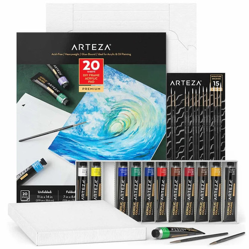 Arteza acrylic paint - acrylic, starter