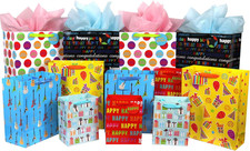 12 Pcs Birthday Gift Bags