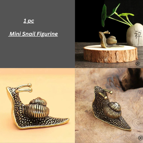 Brass snail animal - snail, statue