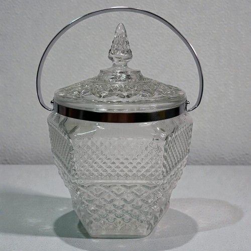 Vintage cut glass ice - glass, bucket