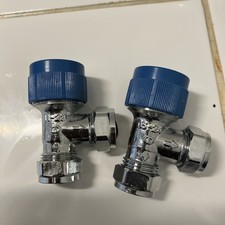  2 Pack 15mm Angled TRV Radiator Valves – Universal Fit (Drayton, Honeywell)