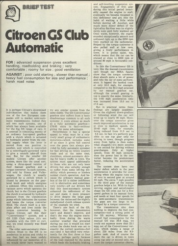 Citroen club automatic - gs,