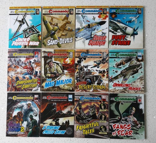 Commando war comics - war, x