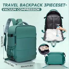 Travel Luggage Vacuum Compression Backpack with Vacuum Pump 40x30x20 