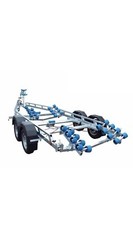 New Extreme 2400Kg Super Roller Galvanised Braked Boat Trailer