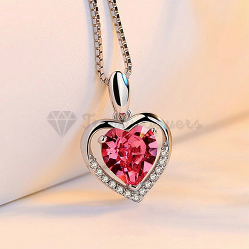 Womens heart birthstone 925 - womens,