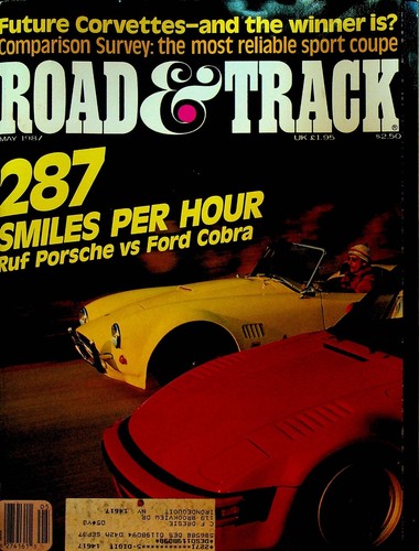 Road track magazine may 1987 - track,