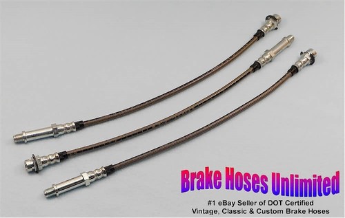 Stainless brake hose set - stainless,