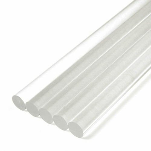 Clear plastic acrylic rod 2mm - plastic,