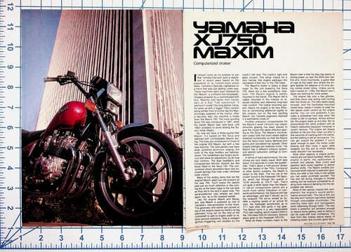1982 yamaha xj750 maxim - 1982,