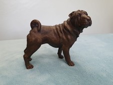 Vintage cast metal bronze male - metal,