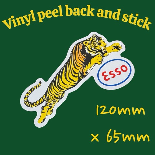 Esso lion oil vinyl - oil, sticker
