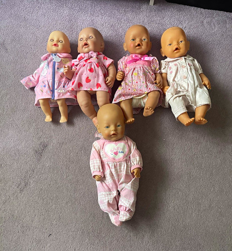 Bundle baby born dolls - baby,