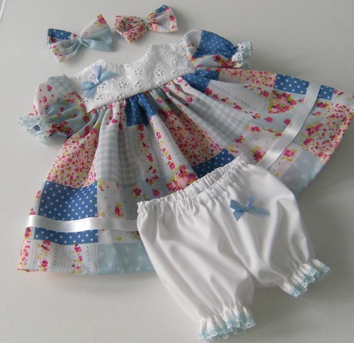 Patchwork dress x clips - dress,,