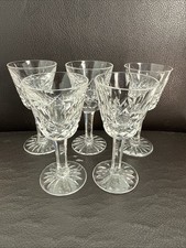 5 WATERFORD LISMORE LIQUER GLASSES CRYSTAL GLASSES 3.5 Inch