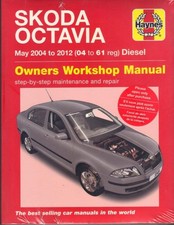 SKODA OCTAVIA,1.9,2.0 TDI,AMBIENTE,CLASSIC,ELEGANCE,HAYNES MANUAL 2004-2012