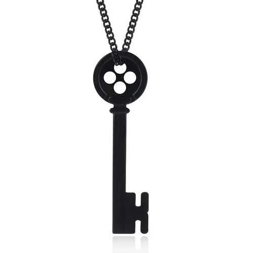 Coraline secret door key - secret, black