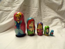 Poccur Disney Princess Russia Nesting Dolls