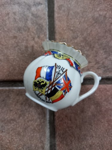 Ww1 crested china - -, flags