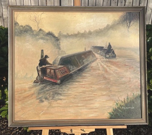 Vintage oil painting - vintage,