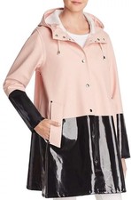 Stutterheim - Mosebacke A-Line  Raincoat - Pink /Black Gloss opal - XS/8 -