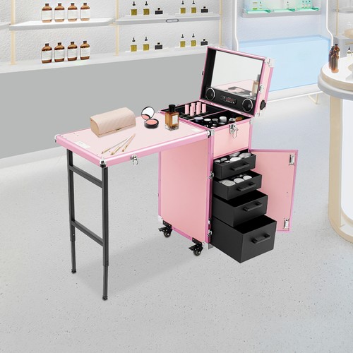Mobile nail desk station - desk,