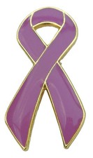 Purple Awareness Ribbon Pin