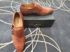 Aldo Mens Size 8 Buckle Shoes