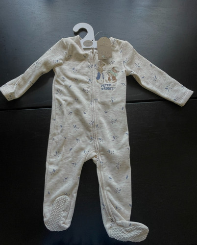Peter rabbit baby sleepsuit - rabbit,
