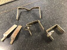 MG MGB B GT MGC SMITHS GAUGE BRACKET SET USED 1962 - 1967 SPEEDO TACHO FUEL DUEL