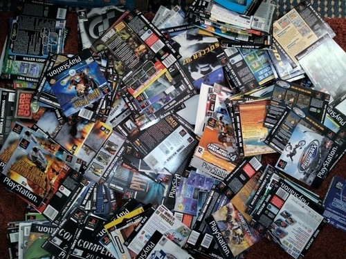 Playstation fronts manuals - playstation,