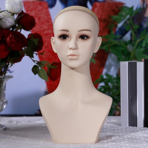 Female mannequin head bust - female,