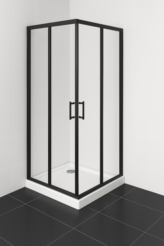 900mm corner entry shower - 900mm,