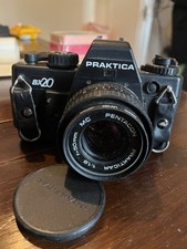 Praktica BX20 SLR camera with 50mm 1:1.8 pentacon lens