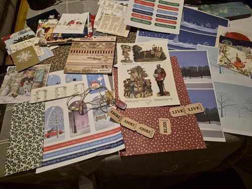 Christmas scrap booking and - booking,