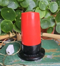 Vintage Patterson Dark Room Lamp Red Retro Made in England 1950s Low Light