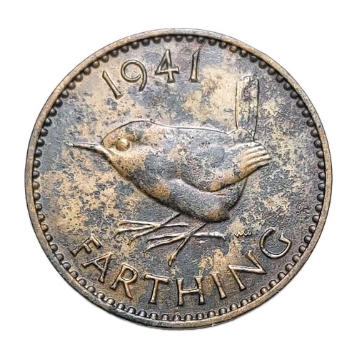 1942 farthing george vi - farthing,