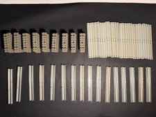 (J12) Lego 12V Train Tracks 16 x Straight 7850 7854 for 7730 7740 7745 7750