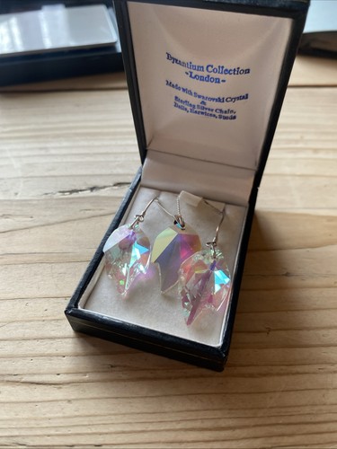 Crystal and sterling silver - crystal,