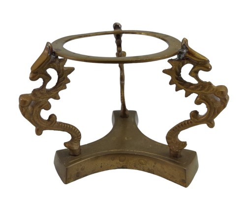 Brass ornate floral - brass,